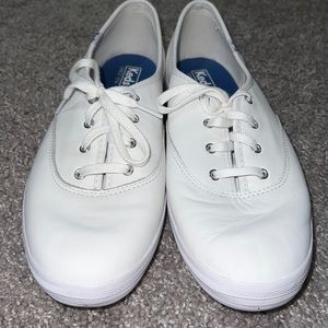 Keds champion leather Oxford sneakers in white